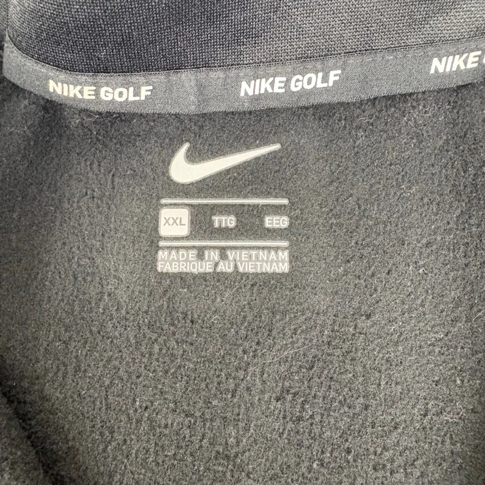 Nike Golf Mens Therma 1/4 Zip Pullover Black Heather Gray GKHD Honda Size 2XL